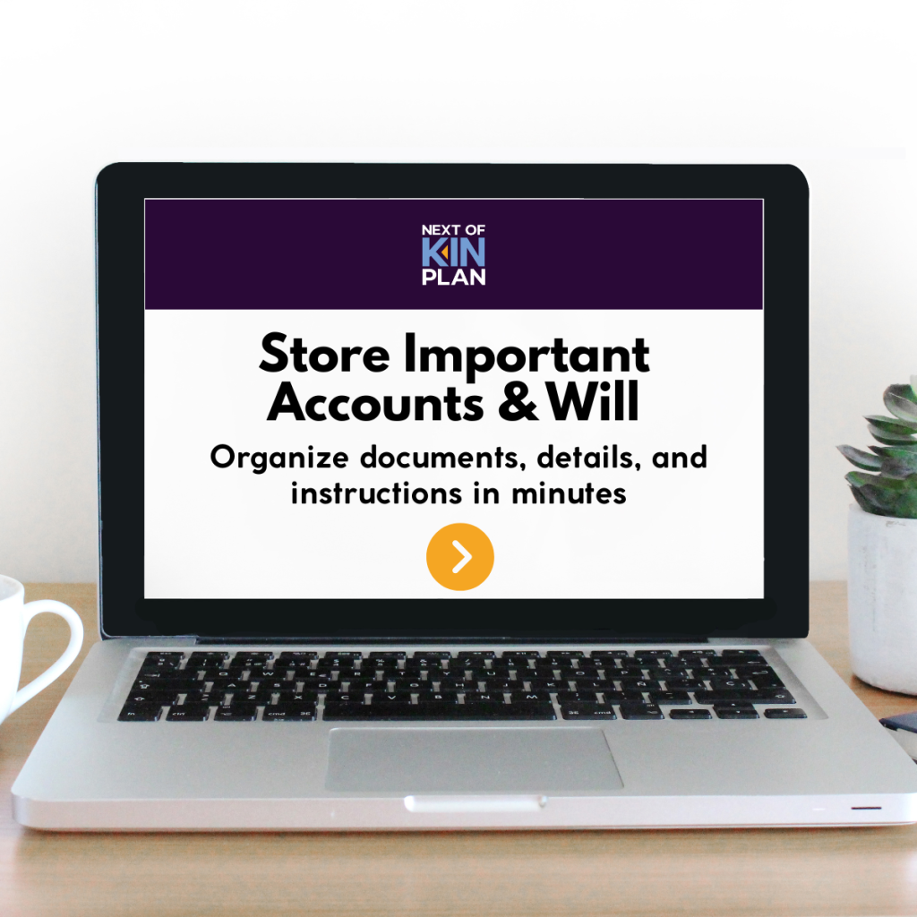 Next of Kin Plan Laptop